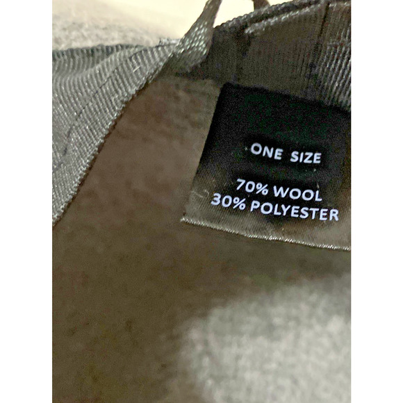 Adora Women's Bucket Cloche Wool Blend Hat Women One Size Gray Braid on Band - Picture 6 of 6